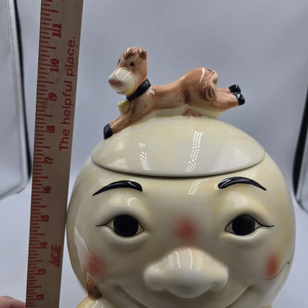 Vintage Treasure Craft Cow Jumped Over the Moon Cookie Jar Ceramic Grandmacore